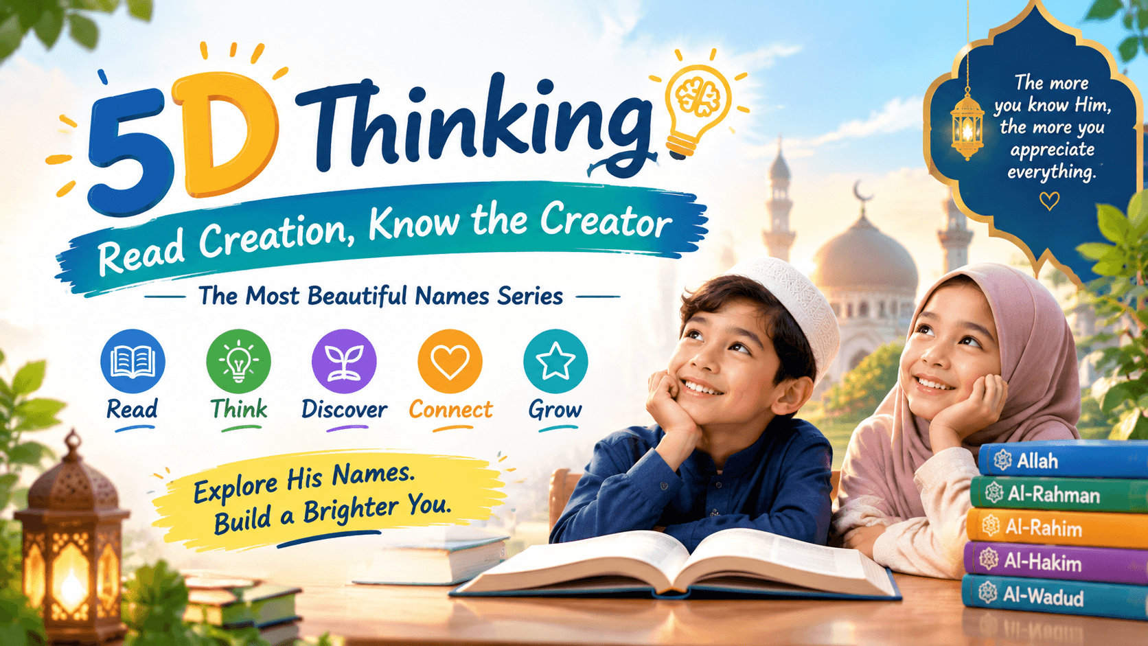 5D Thinking- Read Creation, Know the Creator: The Most Beautiful Names series