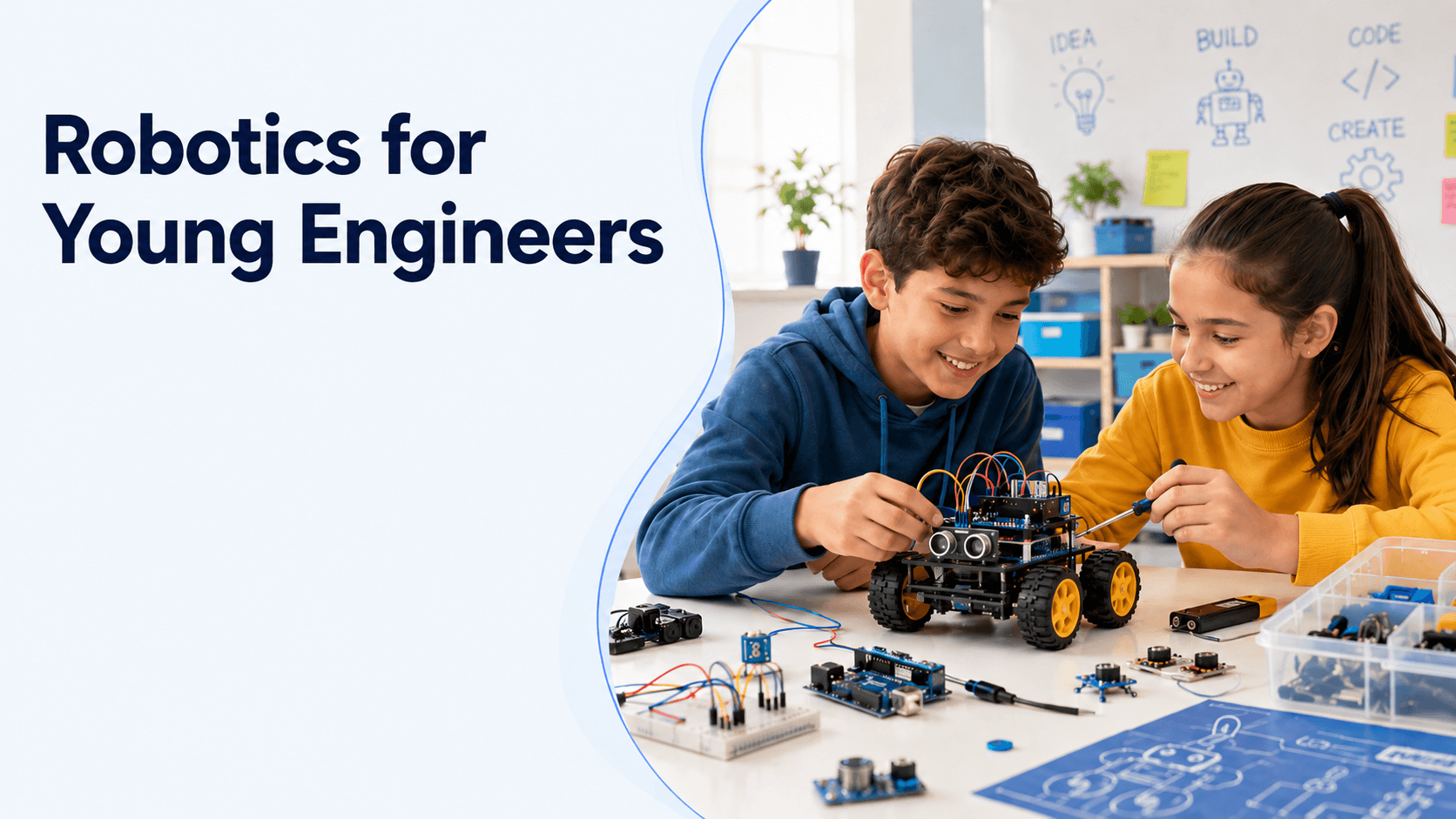 Robotics for Young Engineers - learn by building - 1-on-1