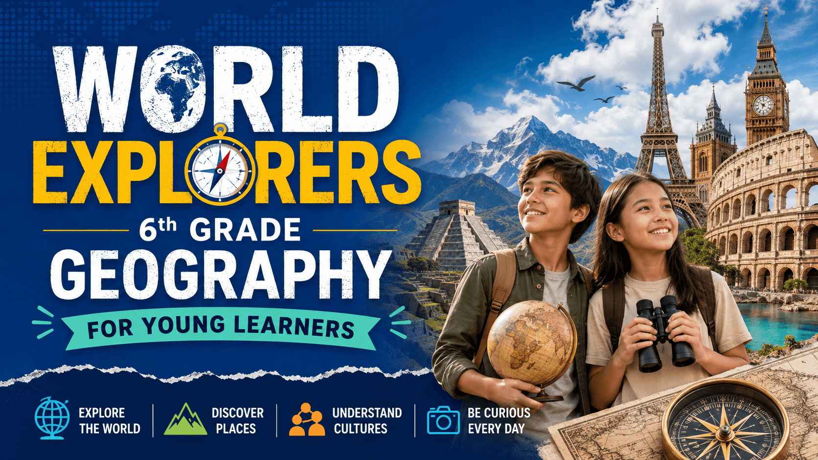 World Explorers 6th Grade Geography for Young Learners