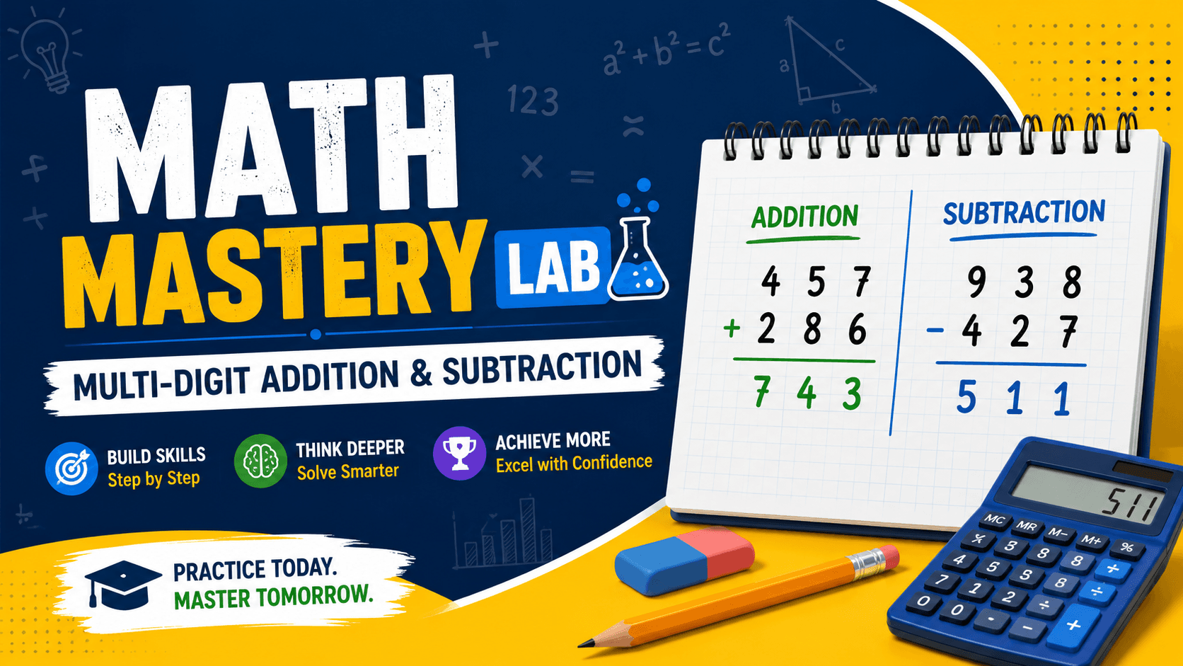 Math Mastery Lab: Multi-Digit Addition & Subtraction