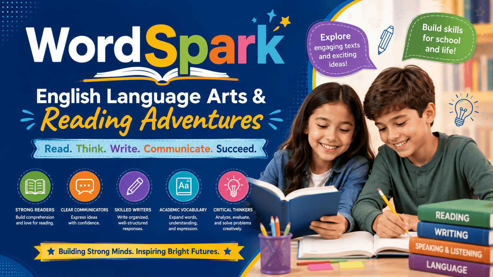 WordSpark: English Language Arts & Reading Adventures