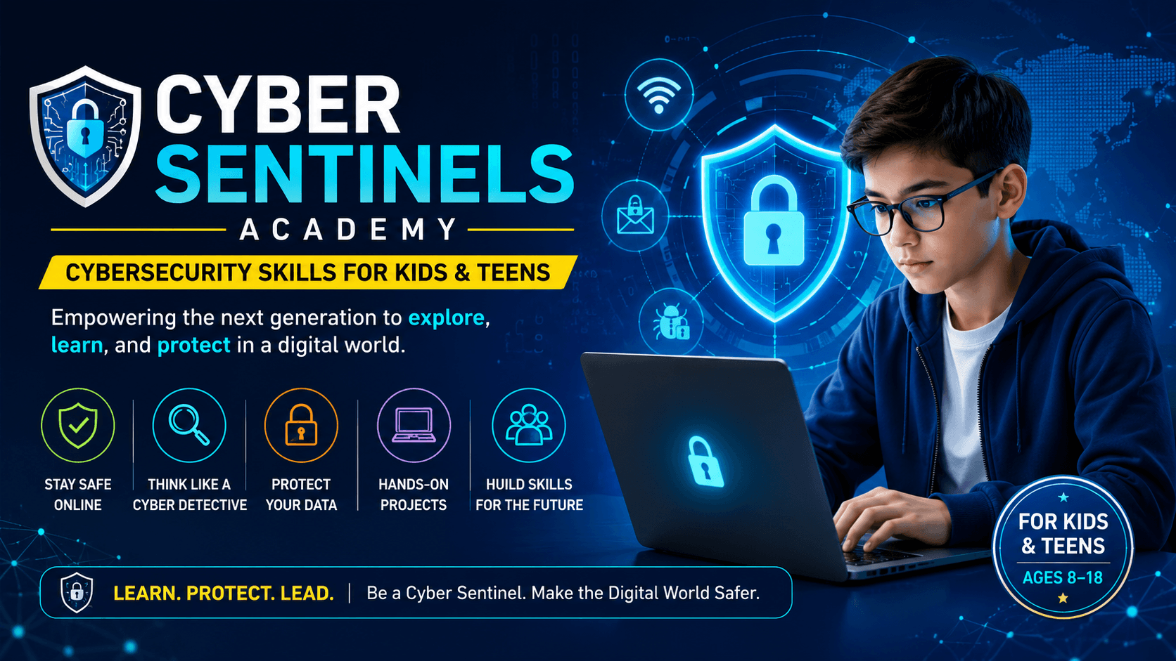 Cyber Sentinels Academy: Cybersecurity Skills for Kids & Teens