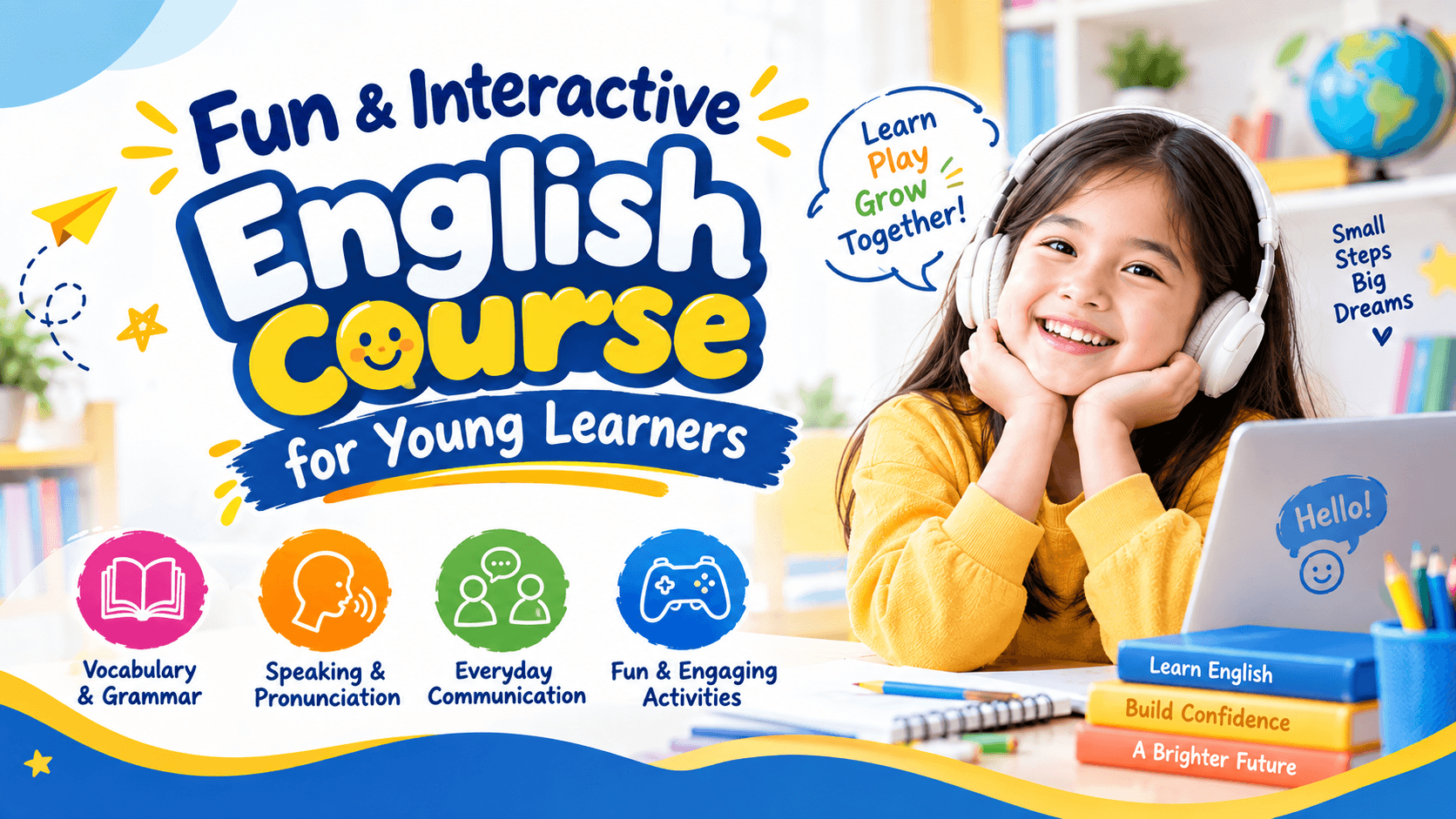 Fun & Interactive English Course for Young Learners