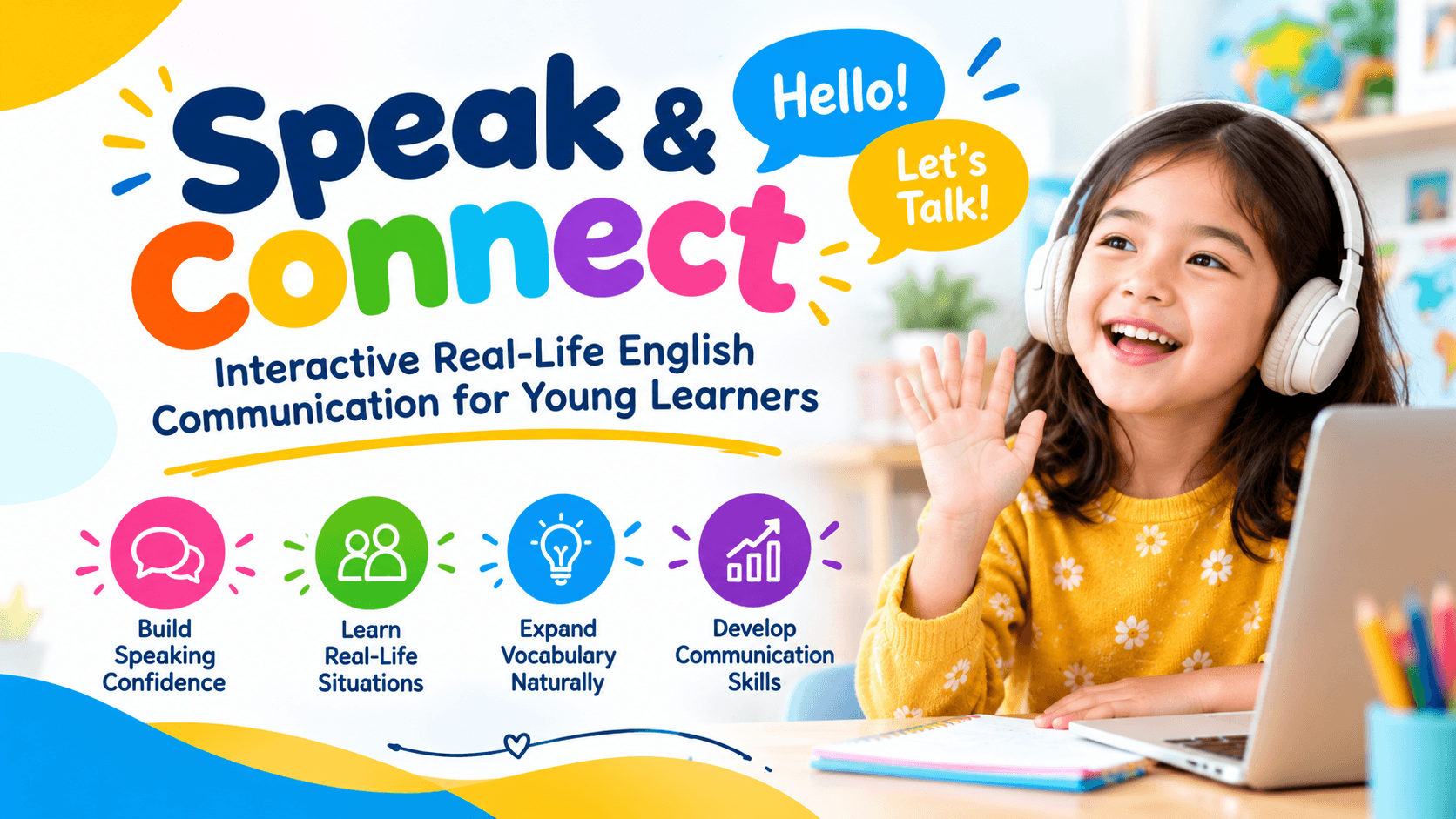 Speak & Connect: Interactive Real-Life English Communication for Young Learners