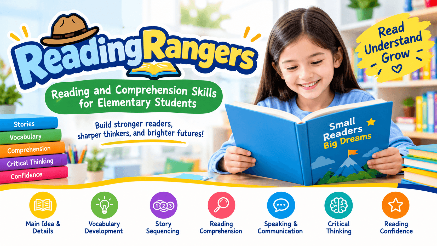 ReadingRangers: Reading and Comprehension Skills for Elementary Students