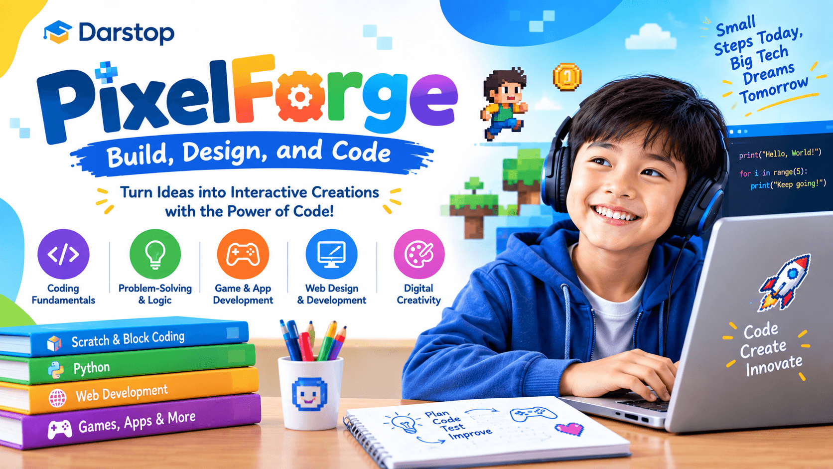 PixelForge – Build, Design, and Code