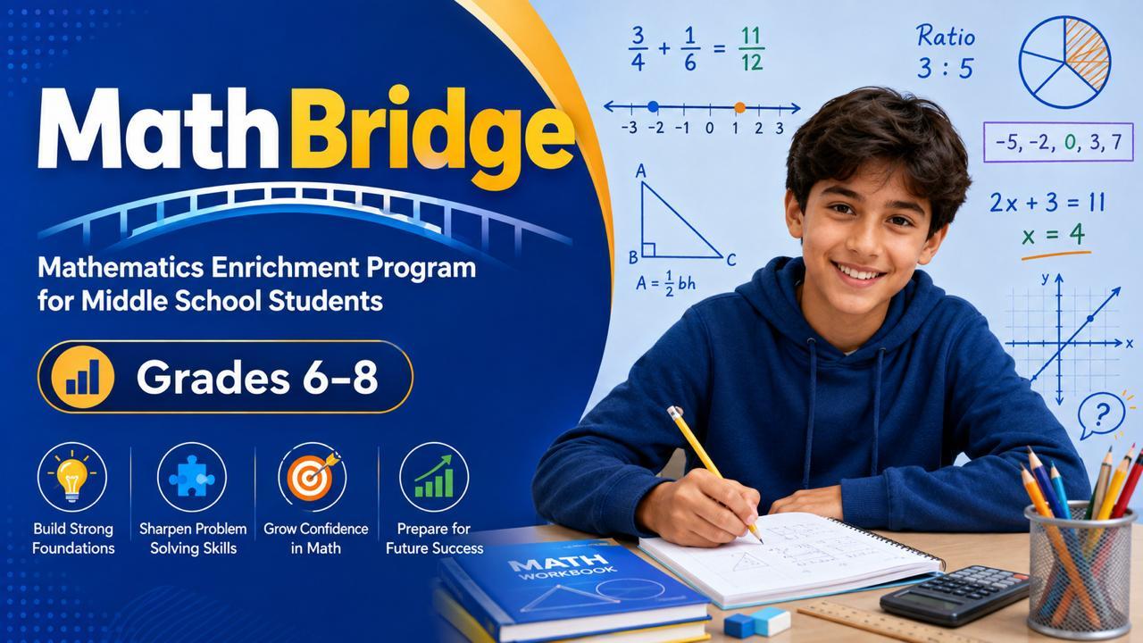 MathBridge Mathematics Enrichment Program for Middle School Students Grade 6-8