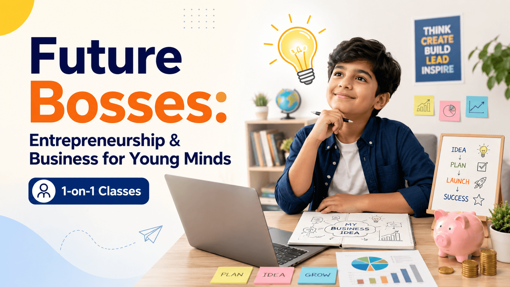Future Bosses: Entrepreneurship & Business for Young Minds - Individual