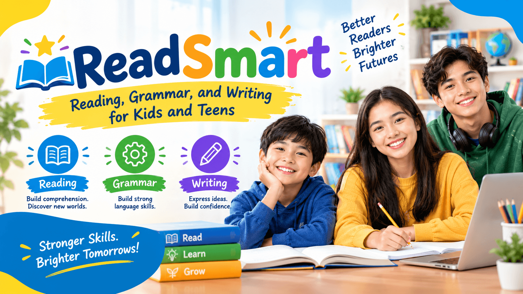 ReadSmart: Reading, Grammar, and Writing for Kids and Teens